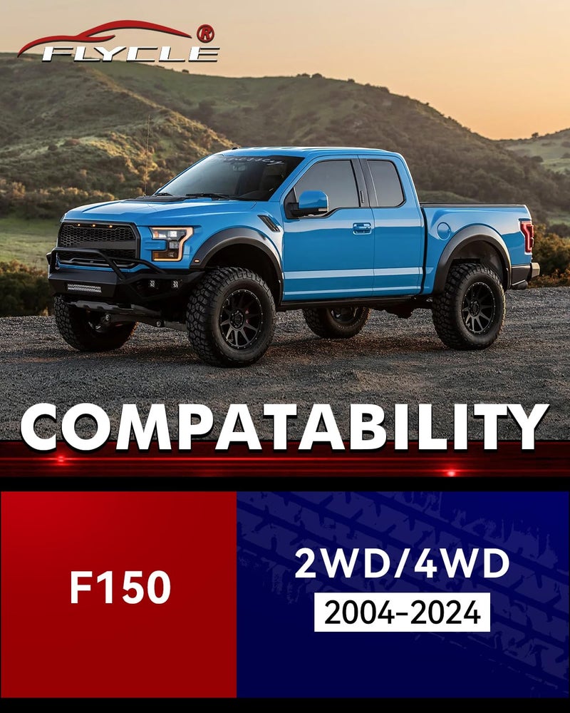 FLYCLE مجموعة رفع FLYCLE بارتفاع 1.5 بوصة لسيارة F150 من 2004-2025 2WD 4WD، فواصل دعامة أمامية بارتفاع 1.5 بوصة، مجموعة رفع متوافقة مع F150 من 2004-2025 - Image 5