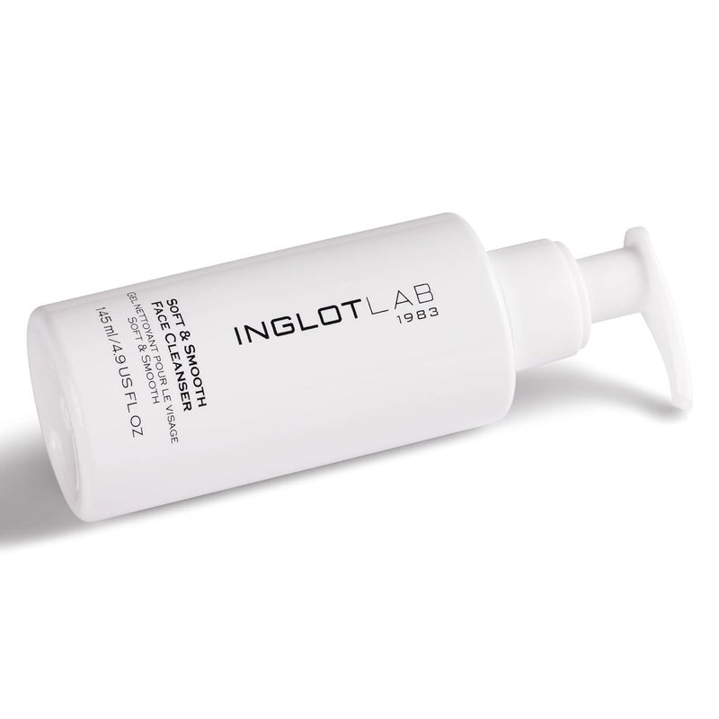Inglot Soft & Smooth Facial Cleansing Gel - Removes Blemishes and Makeup Residues and Leaves Velvety Soft Moisturised Skin with Kombucha and Ginkgo Biloba Extracts 145ml - Image 2