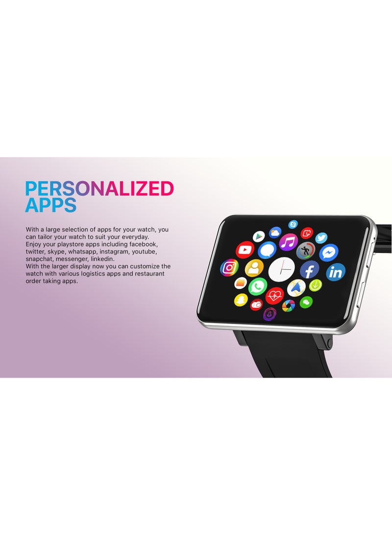 DM100 4G 2.86 Inch Screen Smart Watch Android 7.1 OS Phone 3 GB 32GB 5MP Camera 480*640 Ips Screen 2700mah Battery Smartwatch - Image 4