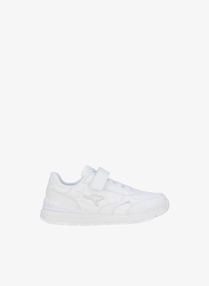 Kangaroos WHITE Kids Hook & Loop School Sports Shoes for Men | Best Price UAE