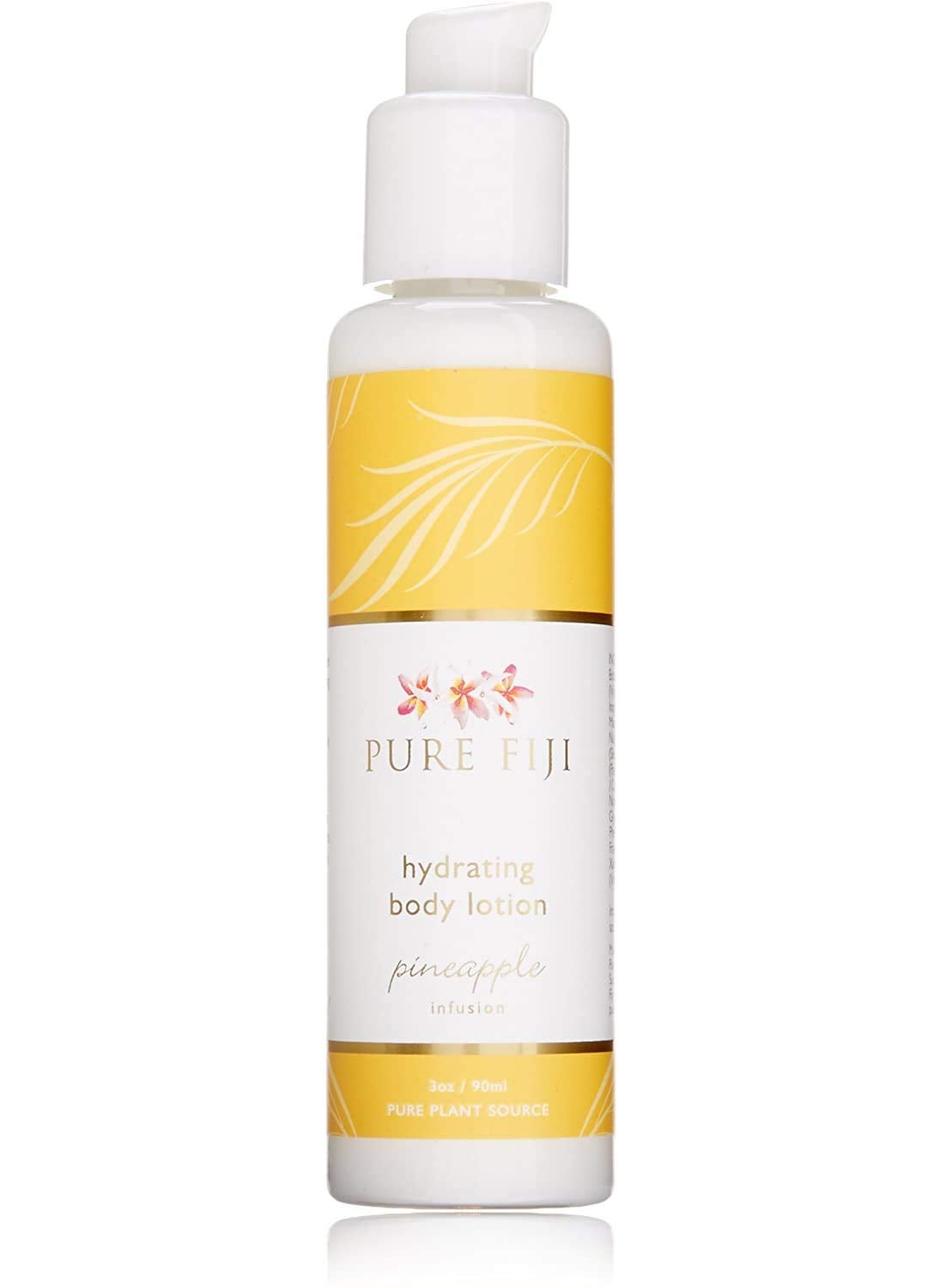 Pure Fiji PURE FIJI Body Lotion Hydrating  Moisturizing Lotion for Dry Skin with Coconut Milk and Vitamin E Organic Body Lotion For Women and Men Pineapple Scent 3 oz 