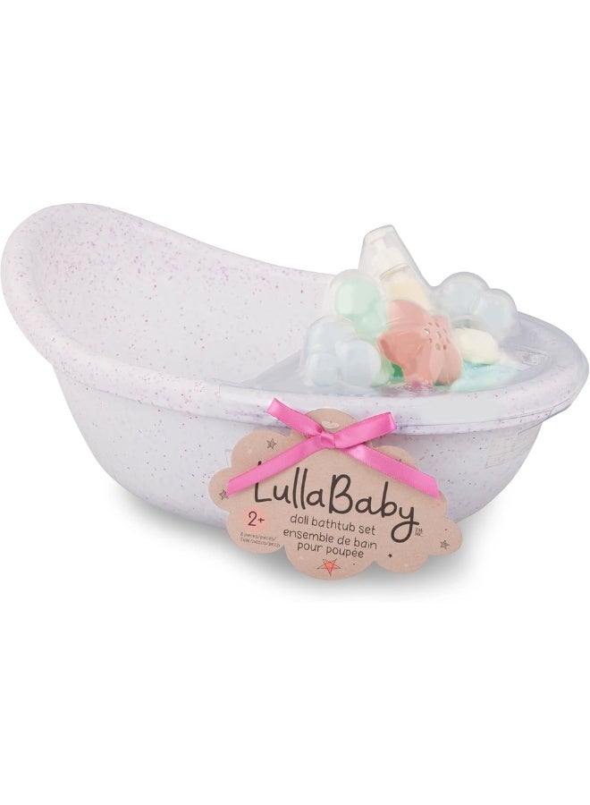 لولا بيبي مجموعة الحمام وملحقاتها لألعاب الأطفال الرضع 8 قطع - LBY7649Z - Image 4