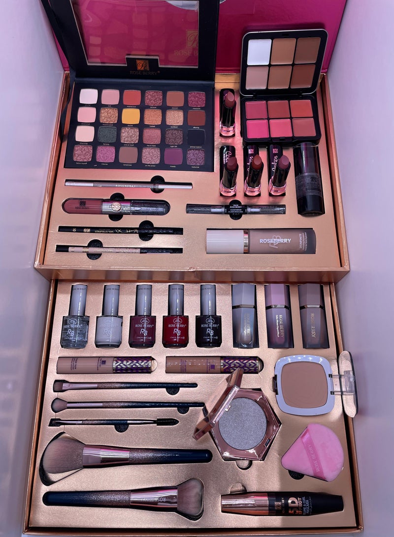 Generic Soft Rose Allc osmetics Products In One Box  - Image 5