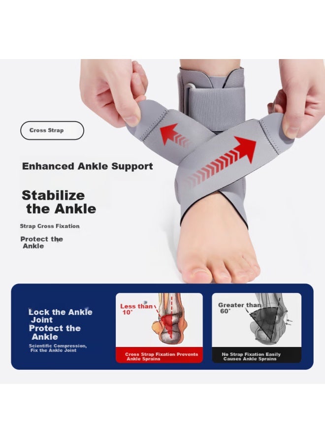 Galvaran Ankle Brace Sprain Prevention Sy Support Joint Stabilizer Uni Sports Protective Sleeve Fracture Guard - Image 2