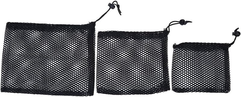 cheekyglo Nylon Mesh Bag Golf Balls Holder Storage Bag for Golf Tennis Balls,Gym,Shower,Washing Toys,Diving Large - Image 3