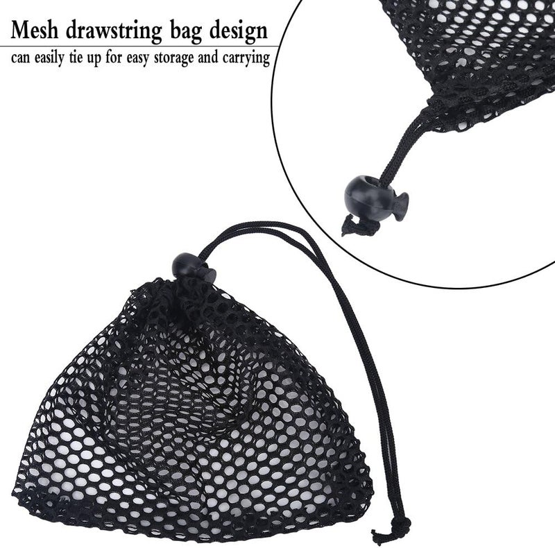 cheekyglo Nylon Mesh Bag Golf Balls Holder Storage Bag for Golf Tennis Balls,Gym,Shower,Washing Toys,Diving Large - Image 5