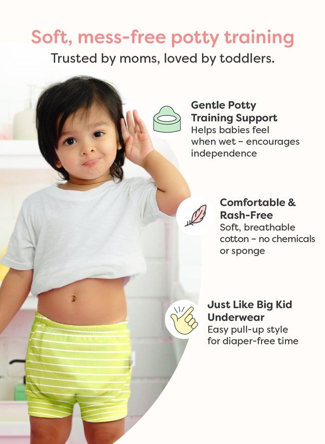 سوبربوتمز ملابس داخلية مبطنة للجنسين من سوبربوتومز | للتدريب على استخدام المرحاض ووقت خالٍ من الفوضى بدون حفاضات | تمنع تجمع البول | 3 طبقات من الحشو القطني الفاخر (بدون إسفنج) | ملابس داخلية للتدريب على استخدام المرحاض سهلة الارتداء (عبوة من 3 قطع) - Image 3