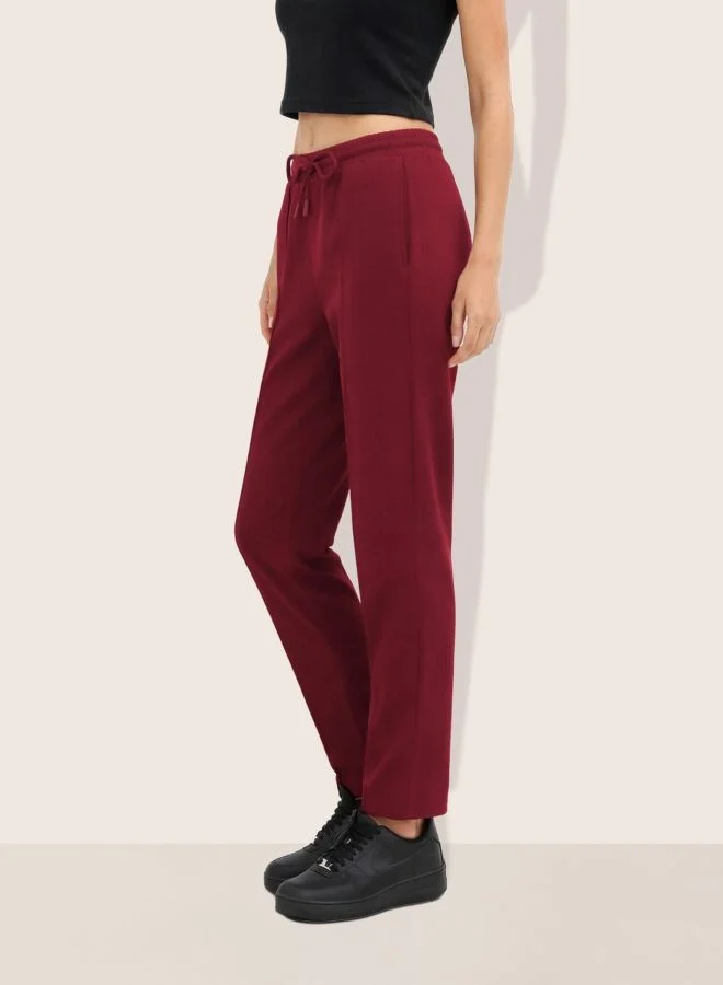 Freehand  Women Flared Solid High Rise Joggers  | Best Price UAE