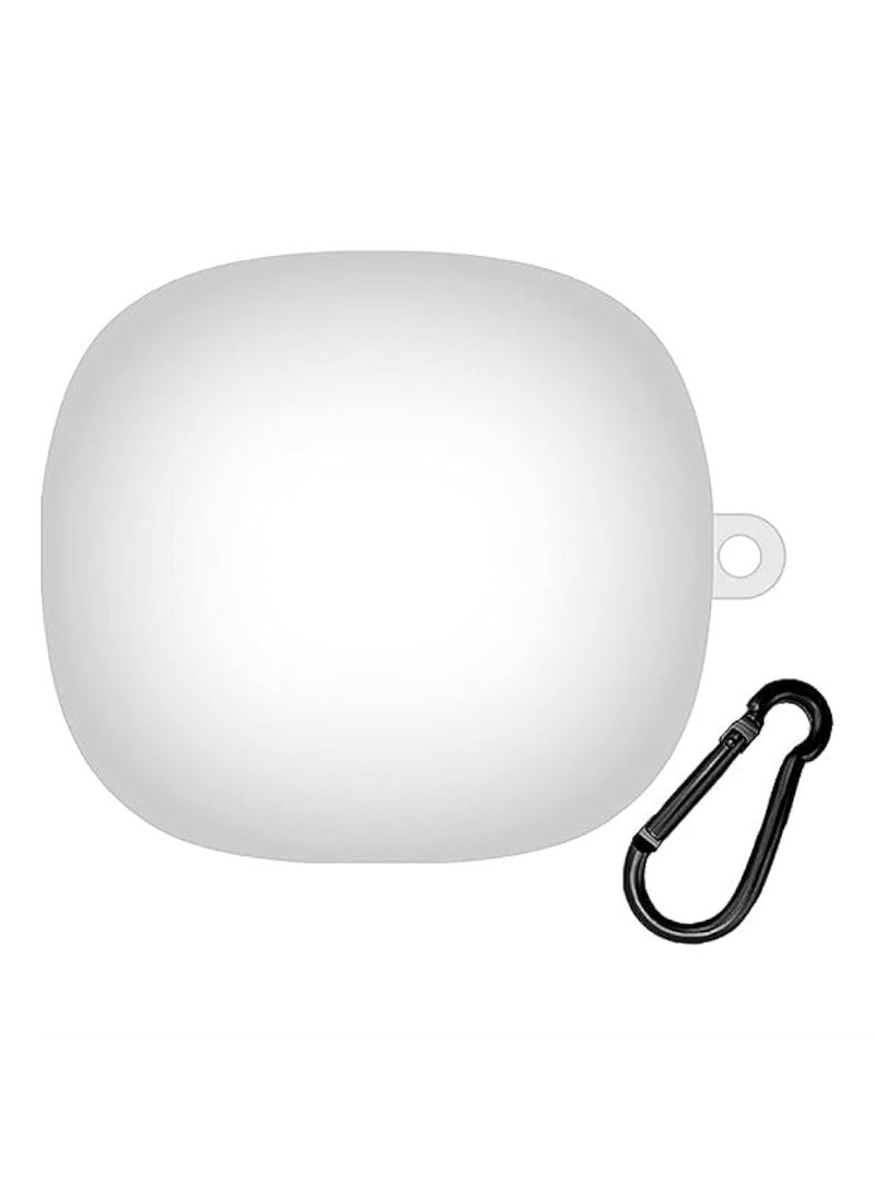 Geiomoo Silicone Case for Anker Soundcore R50i, Anker Soundcore P20i, Protective Cover with Lanyard (White) - Image 1