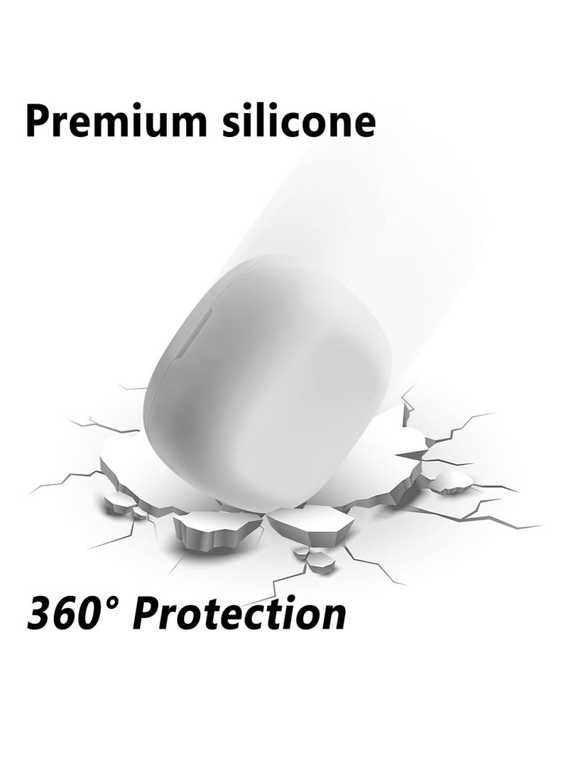 Geiomoo Silicone Case for Anker Soundcore R50i, Anker Soundcore P20i, Protective Cover with Lanyard (White) - Image 4