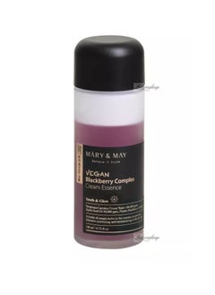 Mary&May Vegan Blackberry Complex Cream Essence - Intense Hydrating & Soothing Face Essence - Fragrance-Free, Hypoallergenic, Deep Moisture, Anti-Aging, Boost Elasticity, Korean Skincare, 4.73 fl.oz.
