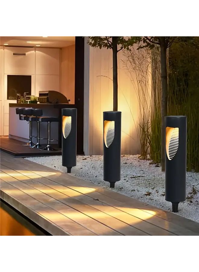 مصباح إسقاط ضوء دافئ أسطواني للحدائق الشمسية للمروج الخارجية والمناظر الطبيعية - Image 5