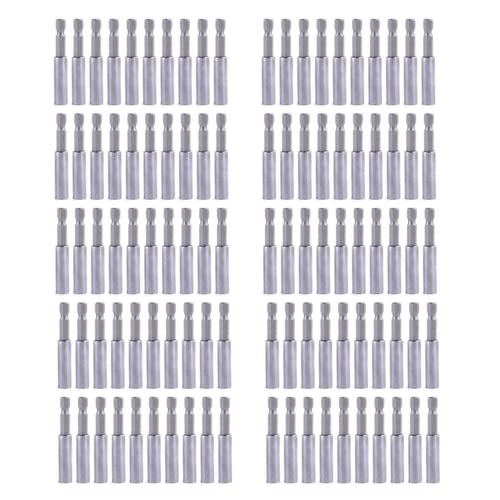 Rocaris 100 Pack Magnetic Extension Socket Drill Bit Holder 1/4" Hex Power Tools, 60mm/2.36 Inch, Bulk Purchase - Image 1