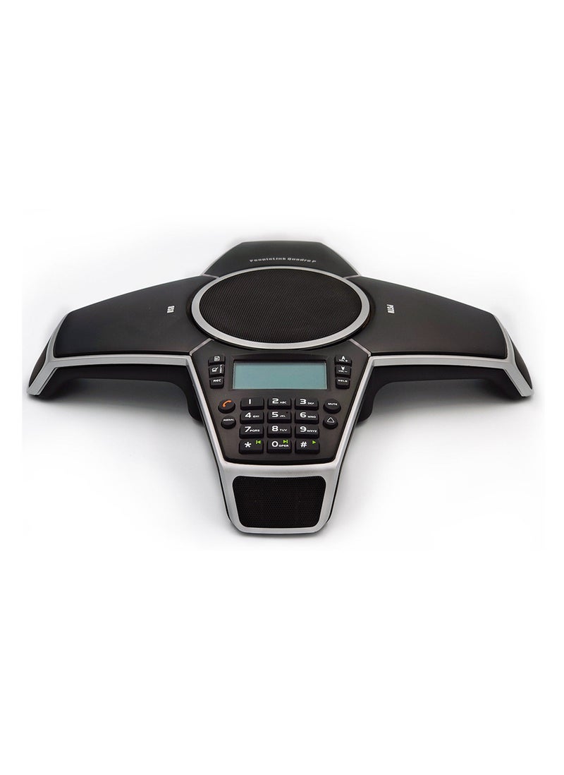 PeopleLink Quadro P Conference Phone with Extension, Black  - Image 2