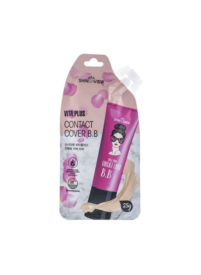 شاين سي فيو كريم Vita Plus Contact Cover Bb Cream ذو حجم ترافي، تغطية غير لامعة للبشرة الفاتحة إلى المتوسطة  - Image 1