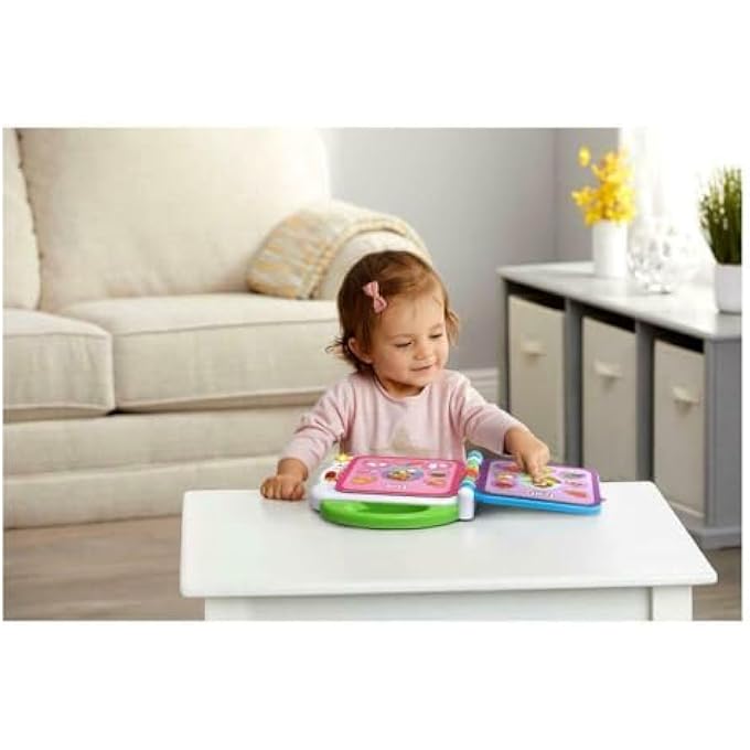 LEARNING FRIENDS 100 WORDS BOOK, BILINGUAL BABY BOOK WITH INTERACTIVE TOUCH AND SOUND, EARLY LEARNING TOY FOR TODDLERS AGED 18+ M, BUILD VOCABULARY WITH FUN ANIMAL FRIENDS, ENGLISH VERSION - Image 5