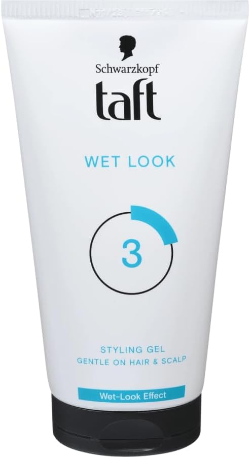 TAFT WET LOOK Hair Gel Wet Effect Level 3 150 ml PACK OF 3