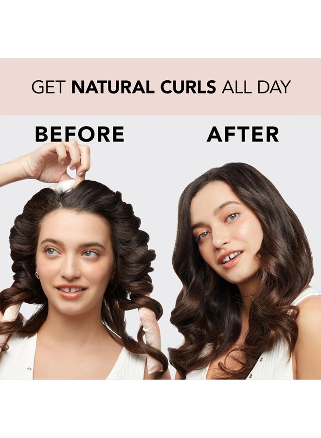 Kitsch Satin Heatless Curling Set - Hair Rollers for Heatless Curls | Heatless Hair Curlers & Hot Rollers | Hair Curlers to Sleep in | Heatless Curling Rod Headband | Heatless Curler (SunsetTieDye) - Image 5