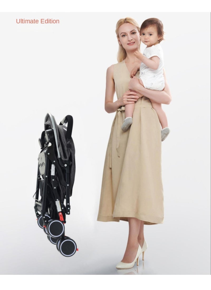 MAAS - Lightweight Stroller with Compact Folding and Multi Position  Portable Handle Stroller Adaptable Stroller and Swivel Wheels - Image 1