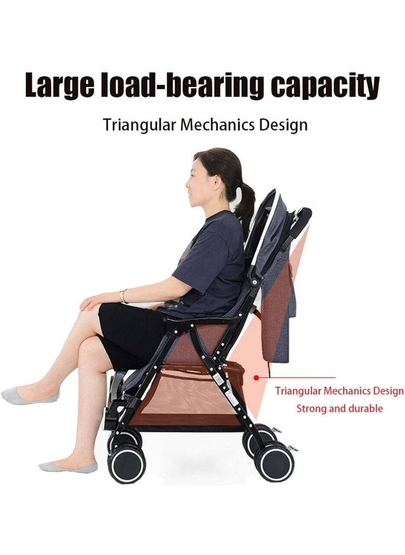 MAAS - Lightweight Stroller with Compact Folding and Multi Position  Portable Handle Stroller Adaptable Stroller and Swivel Wheels - Image 1