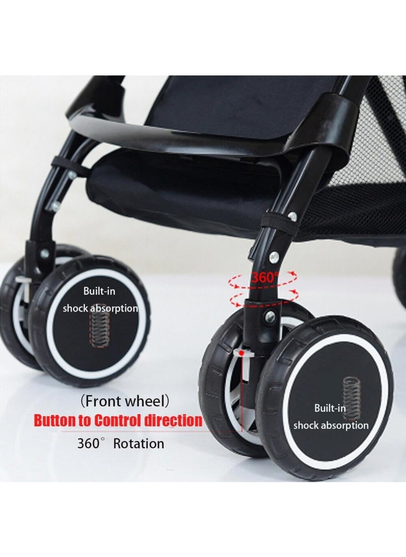 MAAS - Lightweight Stroller with Compact Folding and Multi Position  Portable Handle Stroller Adaptable Stroller and Swivel Wheels - Image 1