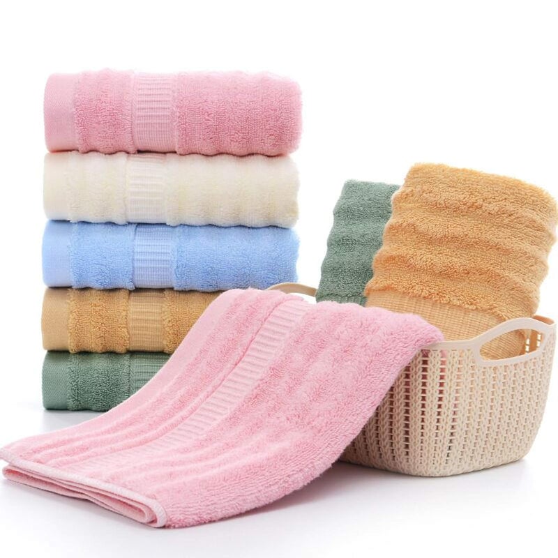 Mush Ultra Soft & Absorbent 600 GSM 6 Piece Bamboo Towel Couple Set (Sky Blue & Pink) - Image 3