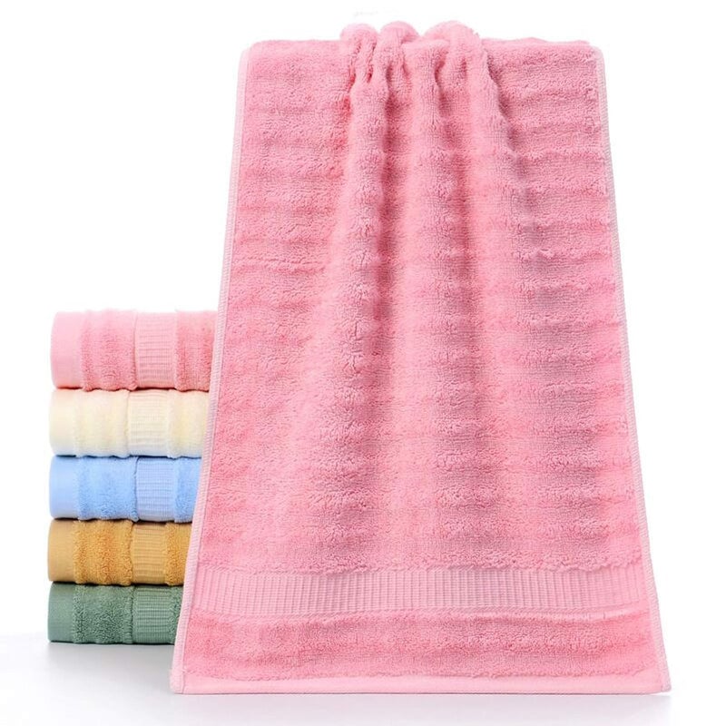 Mush Ultra Soft & Absorbent 600 GSM 6 Piece Bamboo Towel Couple Set (Sky Blue & Pink) - Image 4