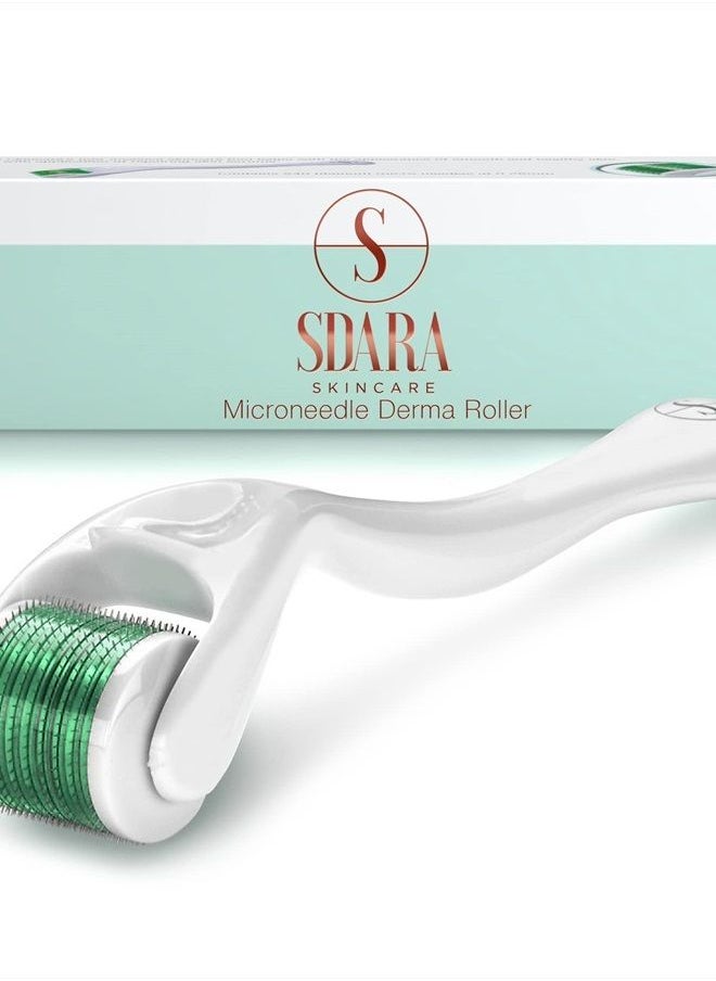 Sdara Skincare Derma Roller Hair Growth, Microneedling Roller for Face, Beard Growth - Includes Free Storage Case (1-Pack)  - Image 1