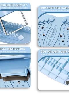 Excefore Calf Stretching Diagonal Board, Portable Solution for Calves, Hamstrings, and Buttocks, The calf stretching diagonal board helps you stretch leg muscles and tendons to relieve calf pressure  - Image 3