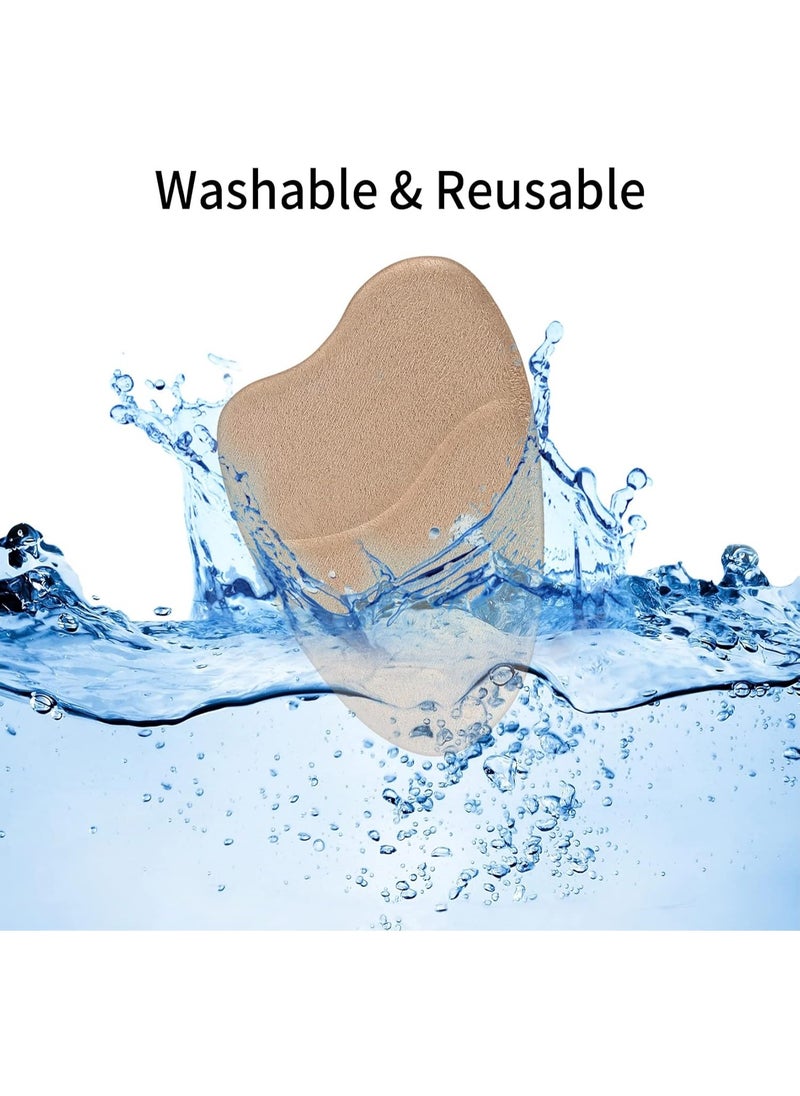 Meetion 4 Pairs Forefoot Cushion Inserts for Women Shoes, Non-Sliding Insole Pads for Open Toe,Shoe Pads for Women Shoes Too Big  - Image 4