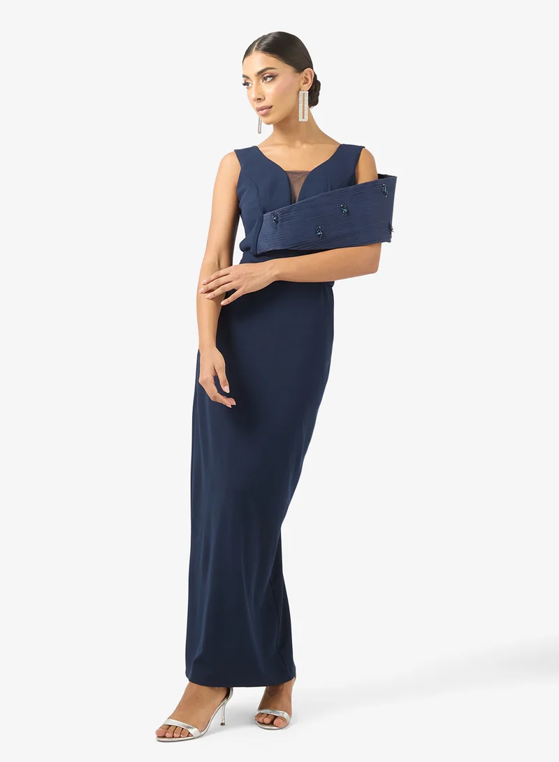 Embellished Front Maxi Dress