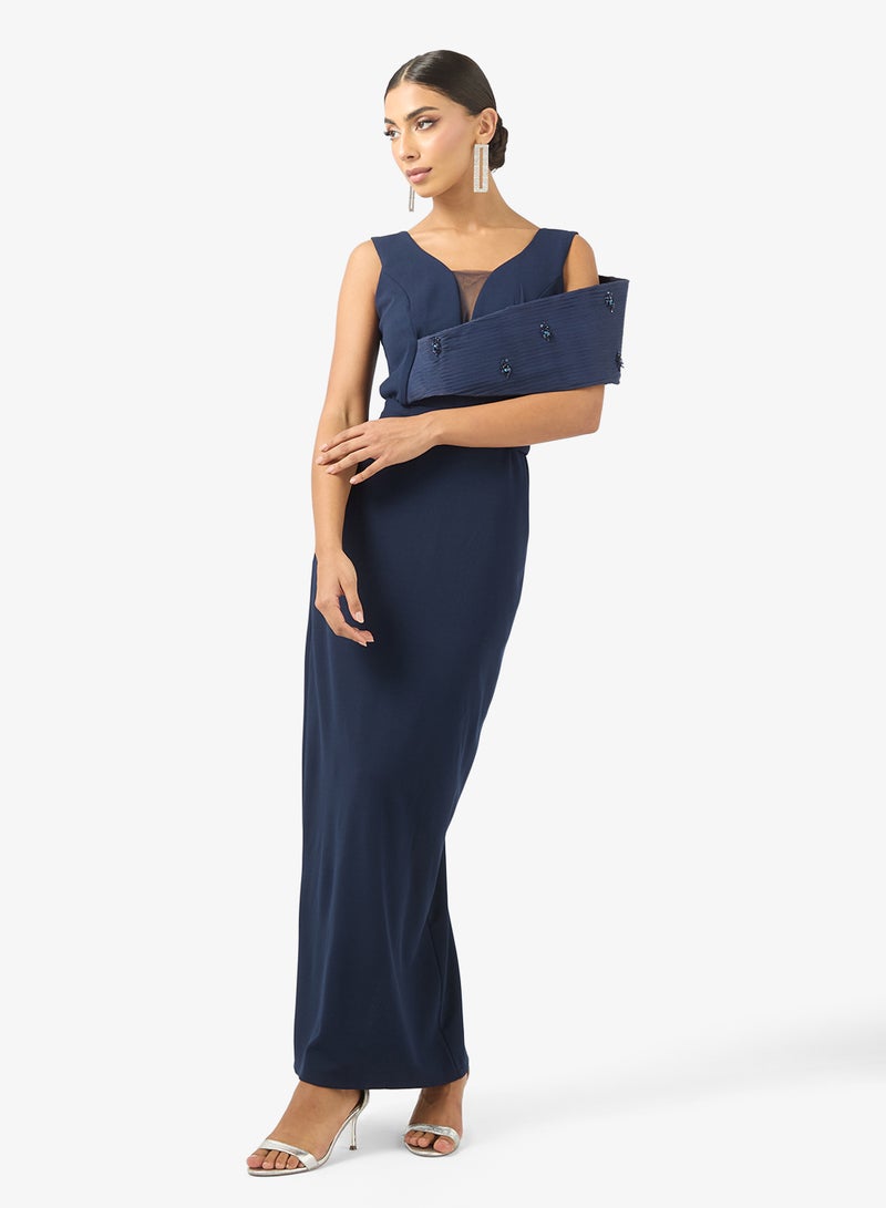 ايرا فستان ماكسي مزين بالكامل - Image 1