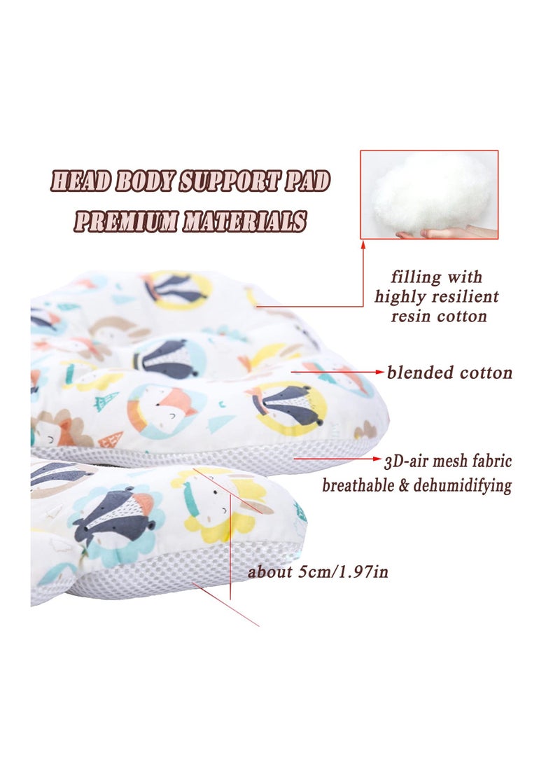 Infant Head And Body Support, Babybody Support Cushion, Toddler Extra Soft Seat Pad Head Neck Support Insert For Carseats - Image 3