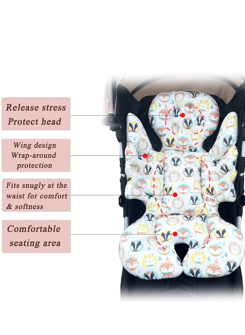 Infant Head And Body Support, Babybody Support Cushion, Toddler Extra Soft Seat Pad Head Neck Support Insert For Carseats - Image 2