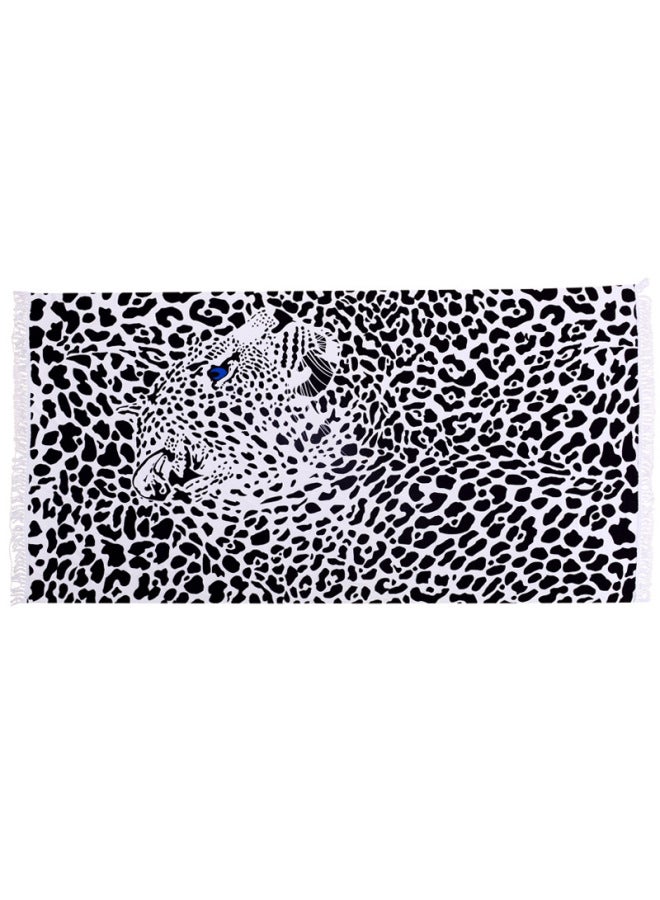 Customized Adult Beach Towel European And American Style Reactive Printed Seaside Beach Towel Swimming Fine Fiber Bath Towel