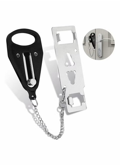 Portable Door Lock, Travel Door Locker Latch Traveling Extra Locks