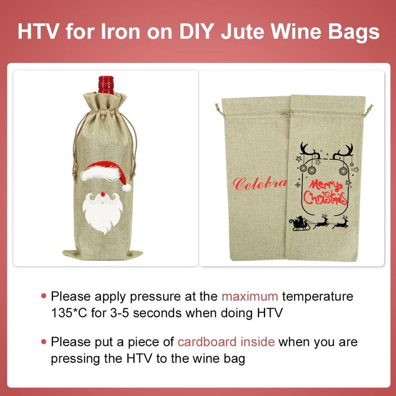Shintop 10pcs Jute Wine Bags, 14 x 6 1/4 inches Hessian Wine Bottle Gift Bags with Drawstring (Brown) - Image 4