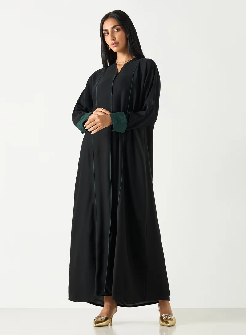 Hadiyath Al Madinah Classic Black Abaya