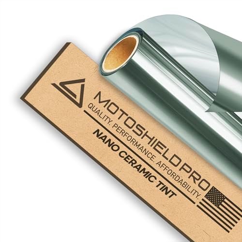 MotoShield Pro DIY-MotoShield Pro Premium Nano Ceramic Tint (70% VLT) 24” in x 20’ ft Roll | Professional Window Film for Auto, Reduce Infrared Heat & Block UV by 99% - Image 1