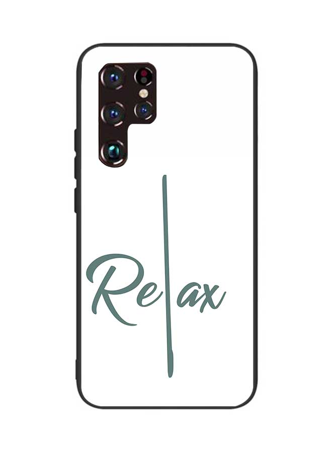 Okteq OKTEQ TPU Protection and Hybrid Rigid Clear Back Cover Case Relax for Samsung Galaxy S22 Ultra 5G  - Image 1