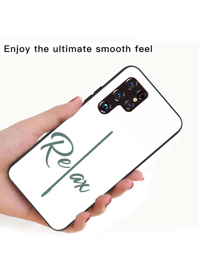 Okteq OKTEQ TPU Protection and Hybrid Rigid Clear Back Cover Case Relax for Samsung Galaxy S22 Ultra 5G  - Image 2
