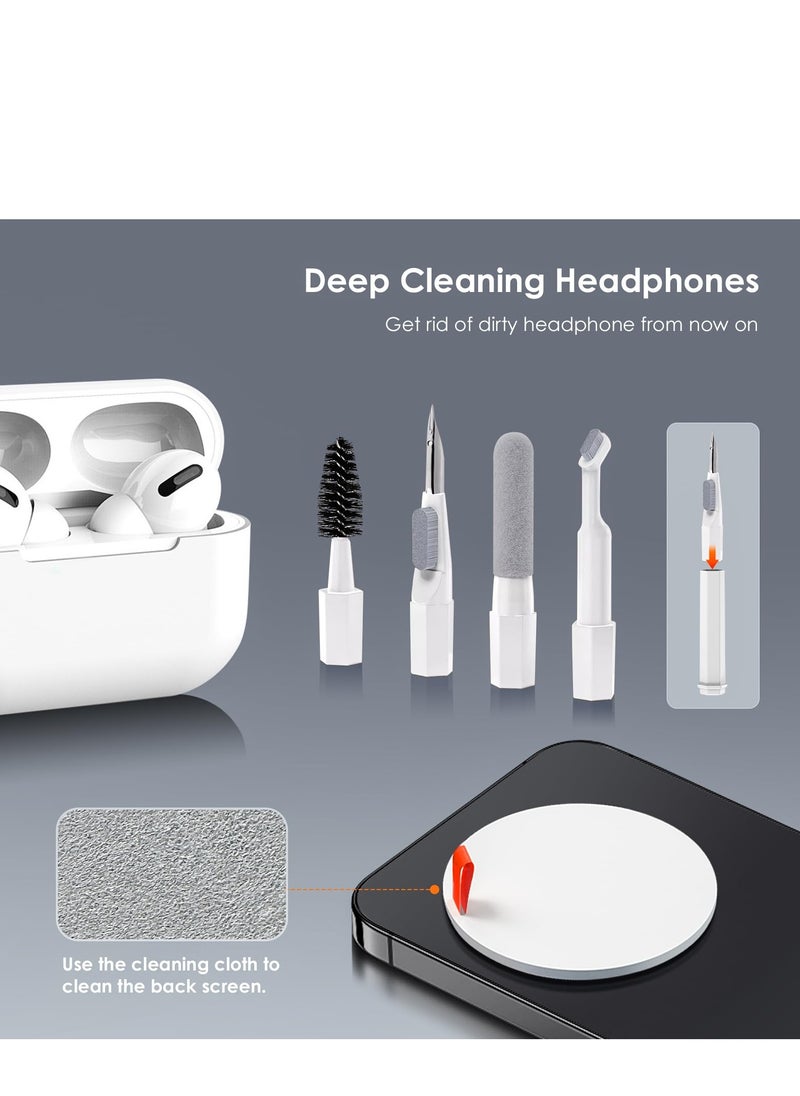 Excefore - 21 in 1 Multi Functional Electronic Cleaning Kit, Keyboard Cleaning Kit, Suitable for Airpods, iPhone, Ipad, Earbuds, Laptop, Computer, Camera, Lens, Monitor, Keyboard - Image 1