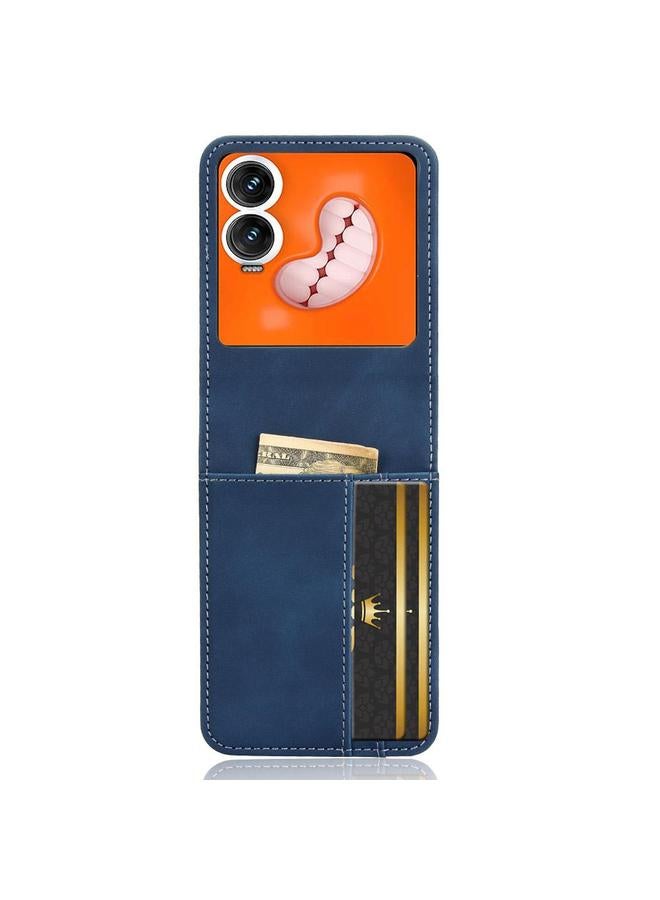 S-TOP Case For Infinix Zero Flip Skin-feeling Half-split Card Slot Folding Phone Case - Image 3
