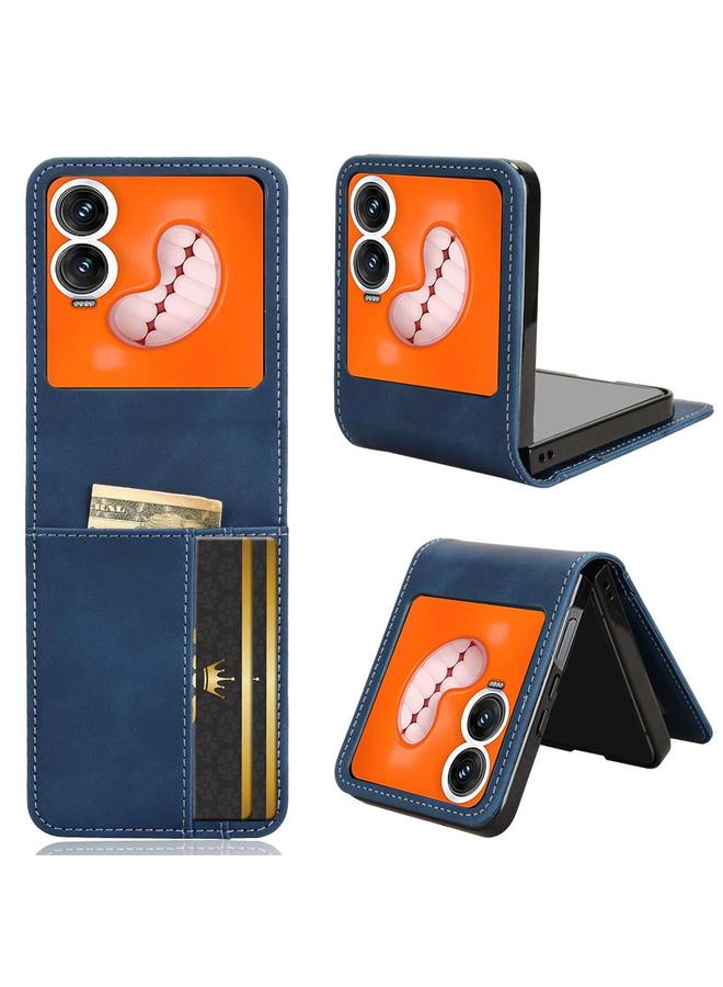 S-TOP Case For Infinix Zero Flip Skin-feeling Half-split Card Slot Folding Phone Case - Image 1