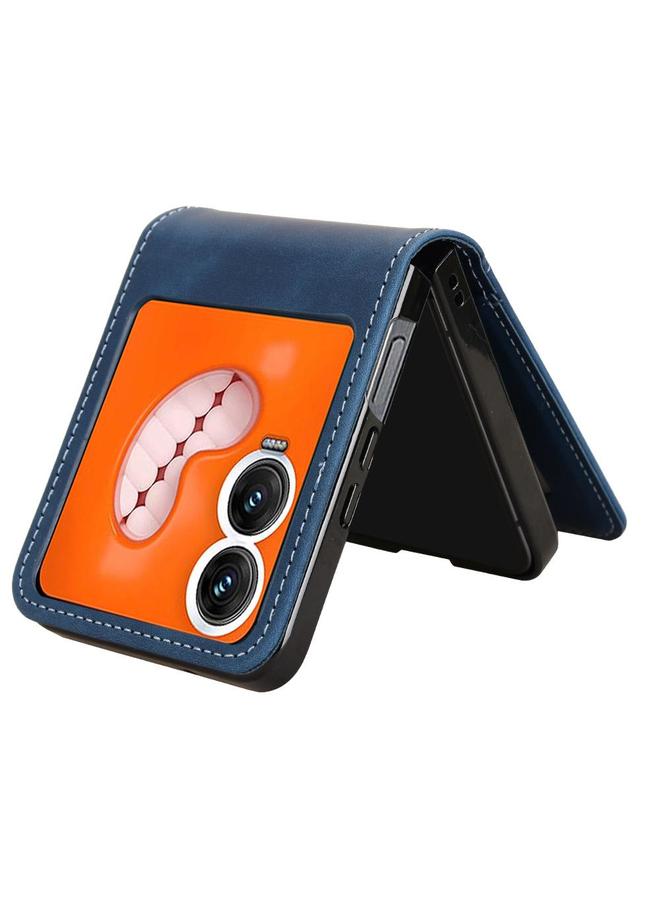 S-TOP Case For Infinix Zero Flip Skin-feeling Half-split Card Slot Folding Phone Case - Image 5