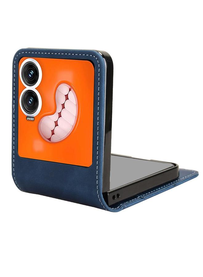 S-TOP Case For Infinix Zero Flip Skin-feeling Half-split Card Slot Folding Phone Case - Image 4
