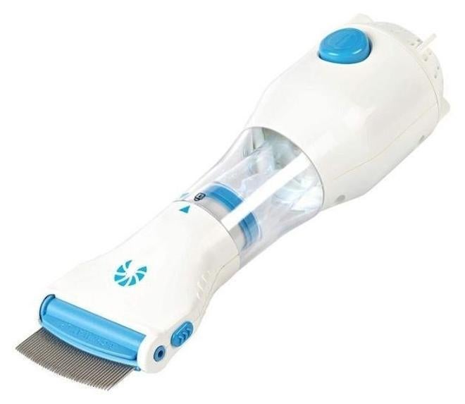 Trap Head Lice and Eggs Remover Hair V Comb Vacuums Machine for lice removed from Head Capture Removal, Allergy and Chemical Free - Image 1