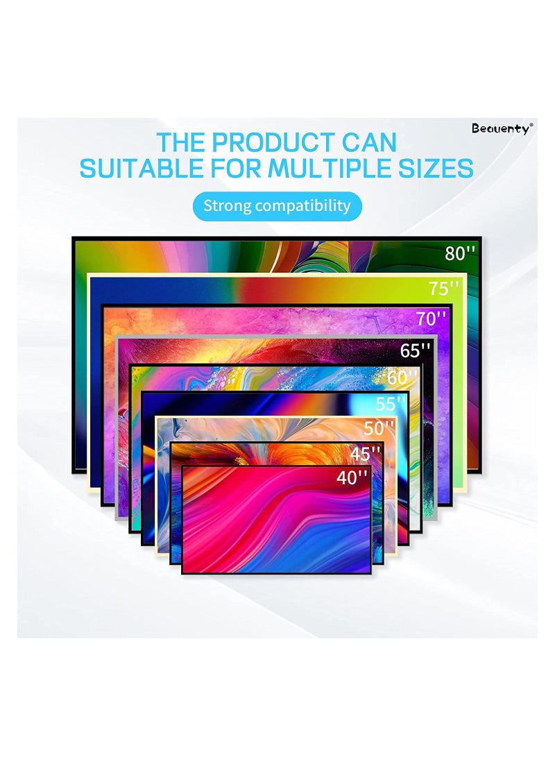 TV Wall Mount Bracket,40-80 Inch Large Size Flat Screen TVs, LCD, OLED, 4K TV Wall Bracket, Thickened TV Support With Installation Accessories - Image 5