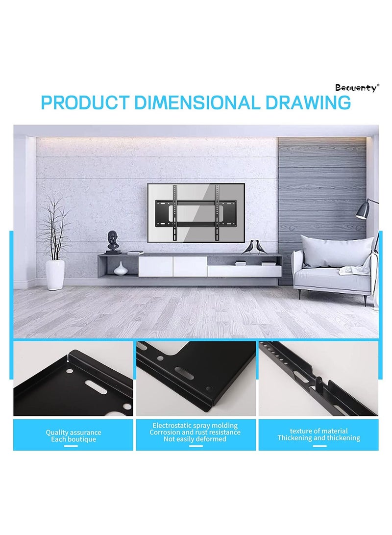 TV Wall Mount Bracket,40-80 Inch Large Size Flat Screen TVs, LCD, OLED, 4K TV Wall Bracket, Thickened TV Support With Installation Accessories - Image 3