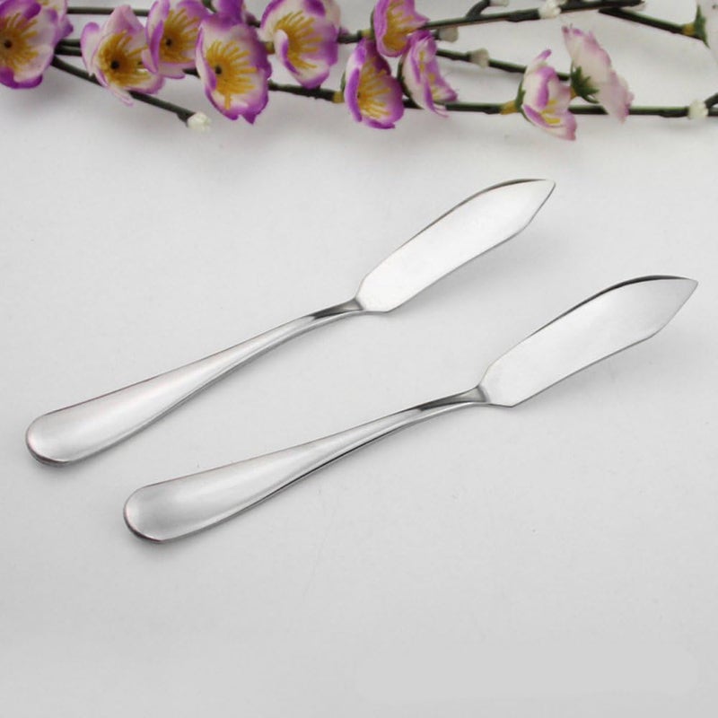 ERCRYSTO Stainless Steel Butter Knife, Set of 2, Butter Spreader, Breakfast Spreads,Cheese and Condiments - Image 5